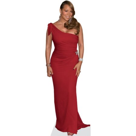 Mariah Carey (Red Dress) Cardboard Cutout