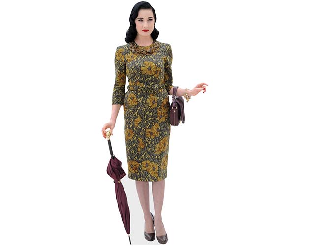 Cardboard Cutout of Dita Von Teese - Lifesize Celebrity Cutouts