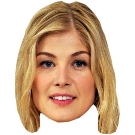 Cardboard Cutout Celebrity Rosamund Pike Mask