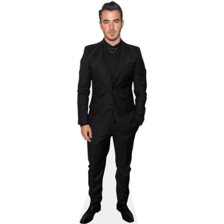 Kevin Jonas (Black Suit) Cardboard Cutout