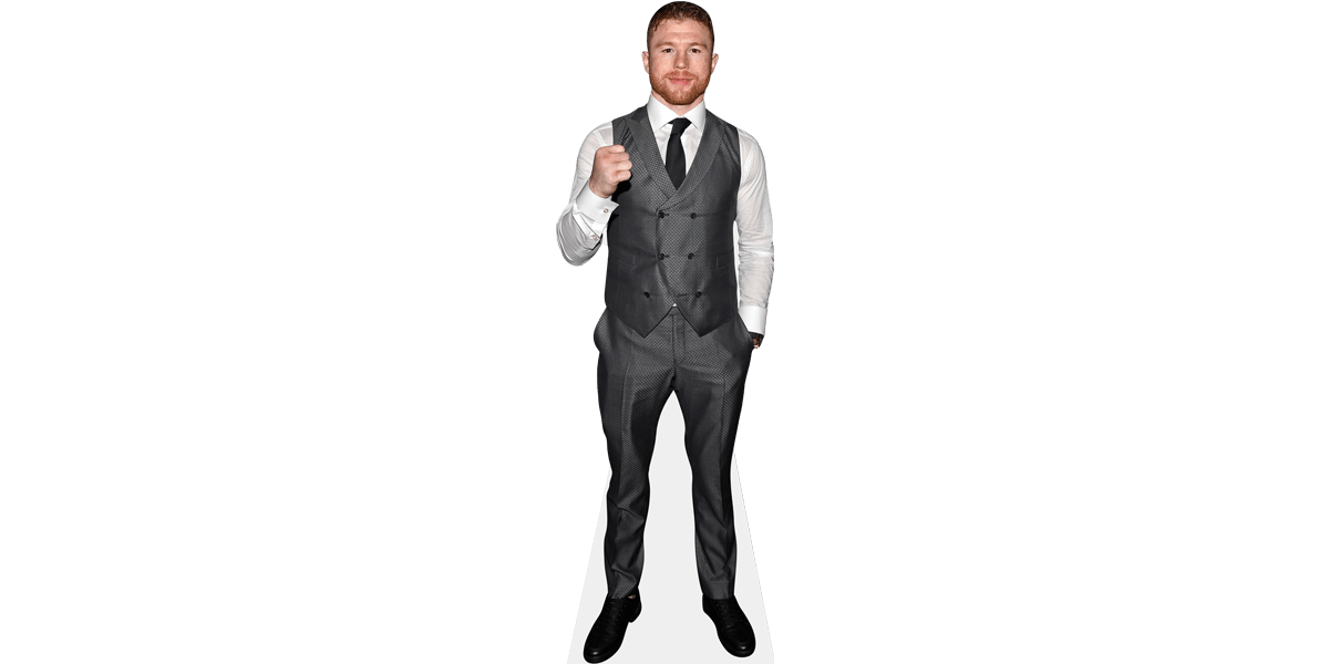 Canelo Alvarez (Grey Suit) Cardboard Cutout