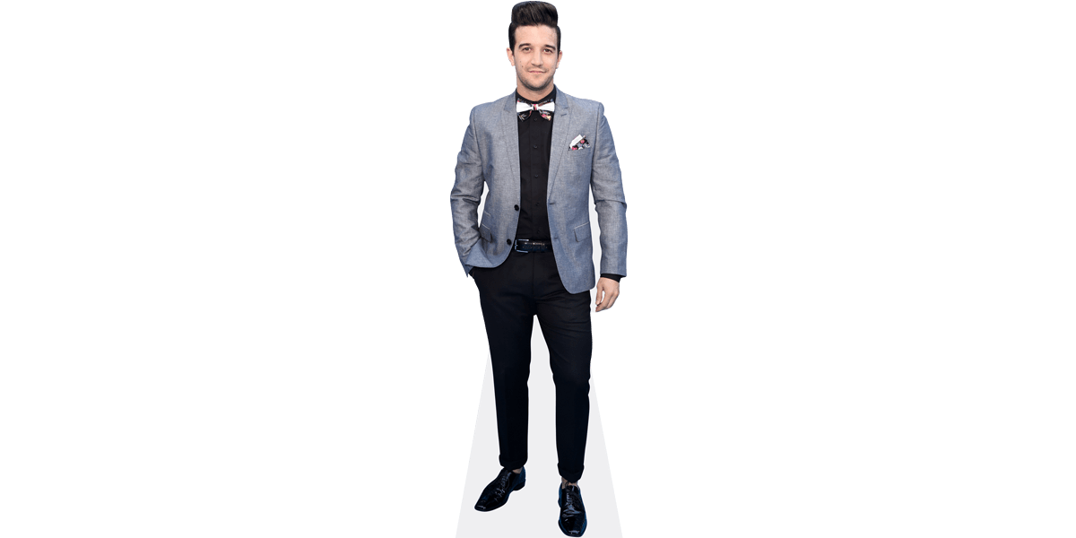 Mark Ballas Grey Blazer Cardboard Cutout Celebrity Cutouts 