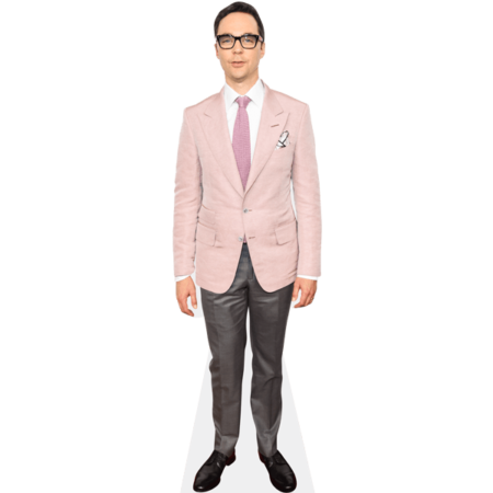 Jim Parsons (Pink Blazer) Cardboard Cutout