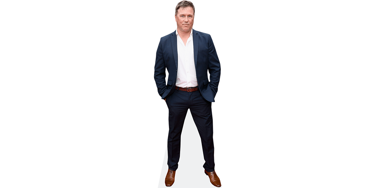 Lochlyn Munro Blue Suit Cardboard Cutout Celebrity Cutouts 