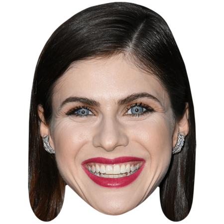 Alexandra Daddario (Smile) Celebrity Mask - Celebrity Cutouts