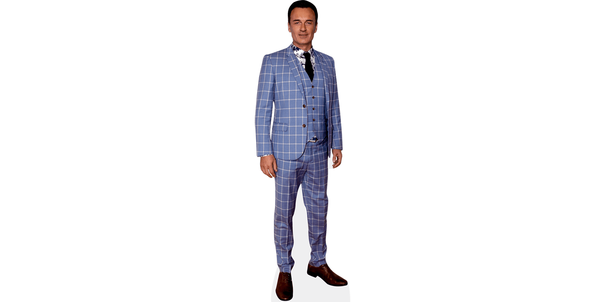 Julian McMahon (Blue Suit) Cardboard Cutout