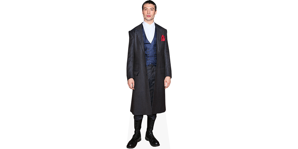 Ezra Miller (Long Coat) Cardboard Cutout