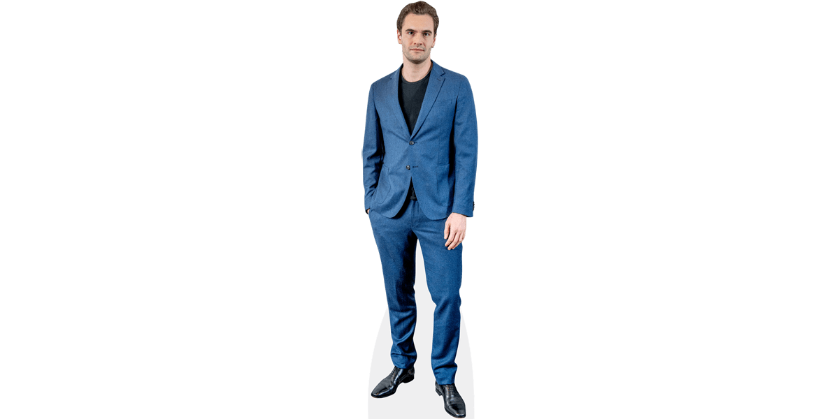 Tom Bateman (Blue Suit) Cardboard Cutout