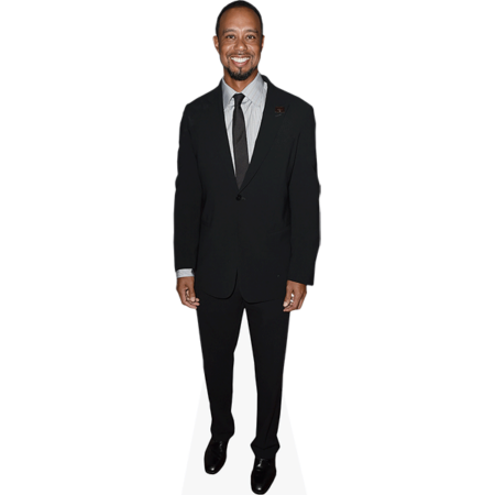 Tiger Woods (Black Suit) Cardboard Cutout