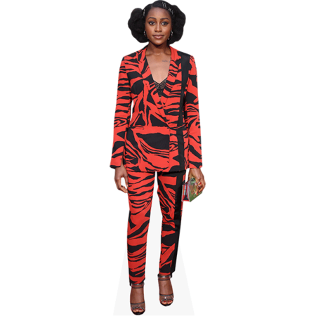 Simona Brown (Red Suit) Cardboard Cutout