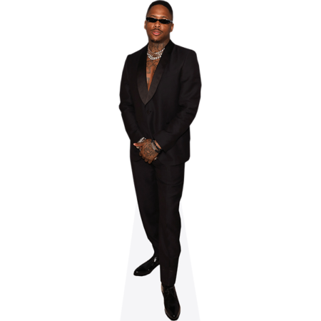 Keenon Jackson (Black Suit) Cardboard Cutout