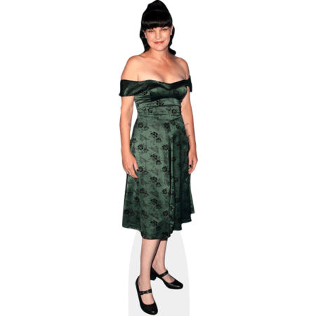 Pauley Perrette (Green Dress) Cardboard Cutout