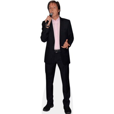 Paul McCartney (Singing) Cardboard Cutout