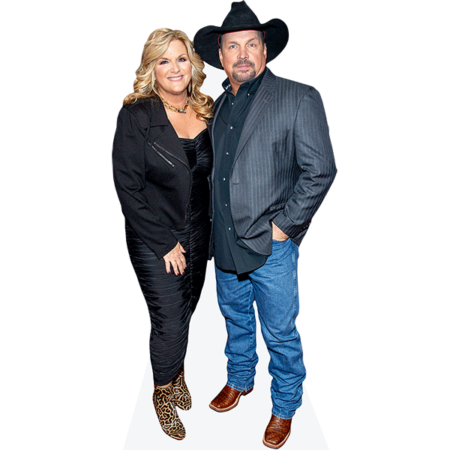 Trisha Yearwood And Garth Brooks Mini (Duo) Celebrity Cutout