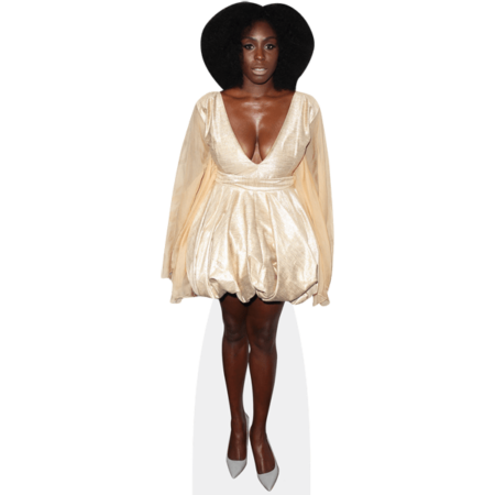 Laura Mvula (Gold Dress) Cardboard Cutout