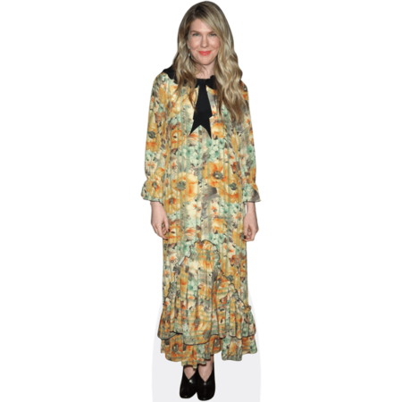 Lily Rabe (Floral Dress) Cardboard Cutout