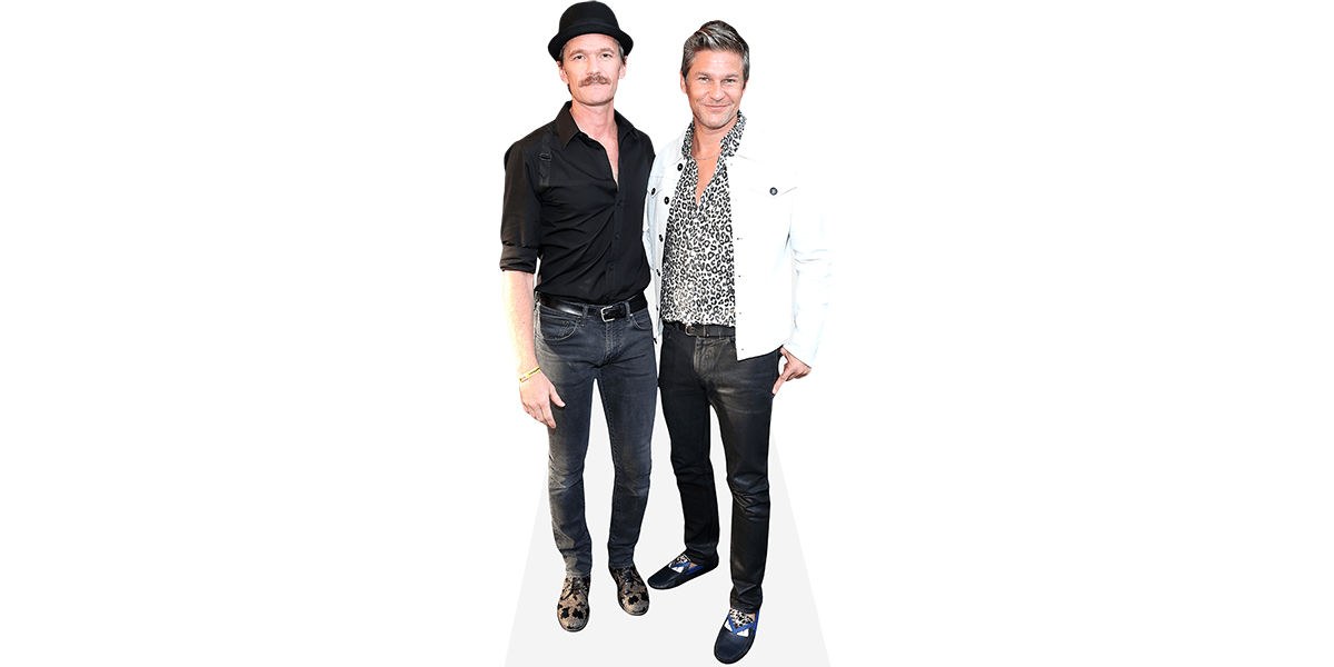 Neil Patrick Harris And David Burtka Duo Celebrity Cutout Celebrity Cutouts 5735