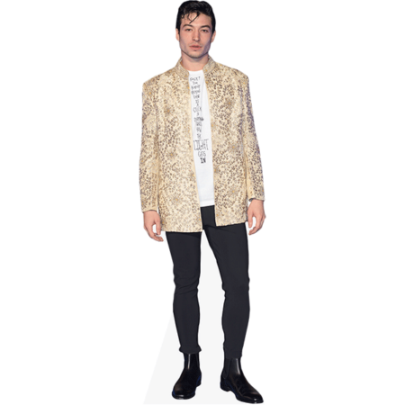 Ezra Miller (Gold Jacket) Cardboard Cutout