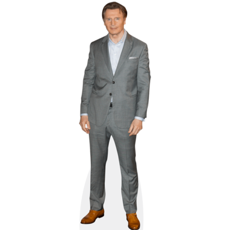 Liam Neeson (Grey Suit) Cardboard Cutout