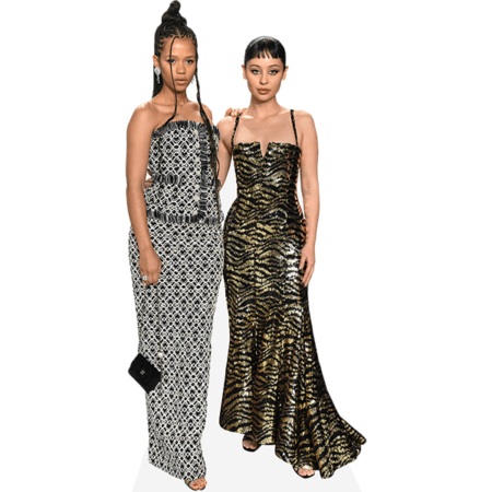 Taylor Russell And Alexa Demie (Duo) Mini Celebrity Cutout