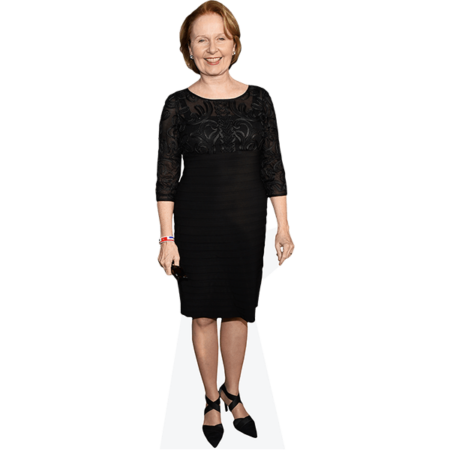 Amanda Burton (Black Dress) Cardboard Cutout