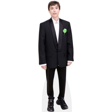 Elliot Page (Black Outfit) Cardboard Cutout