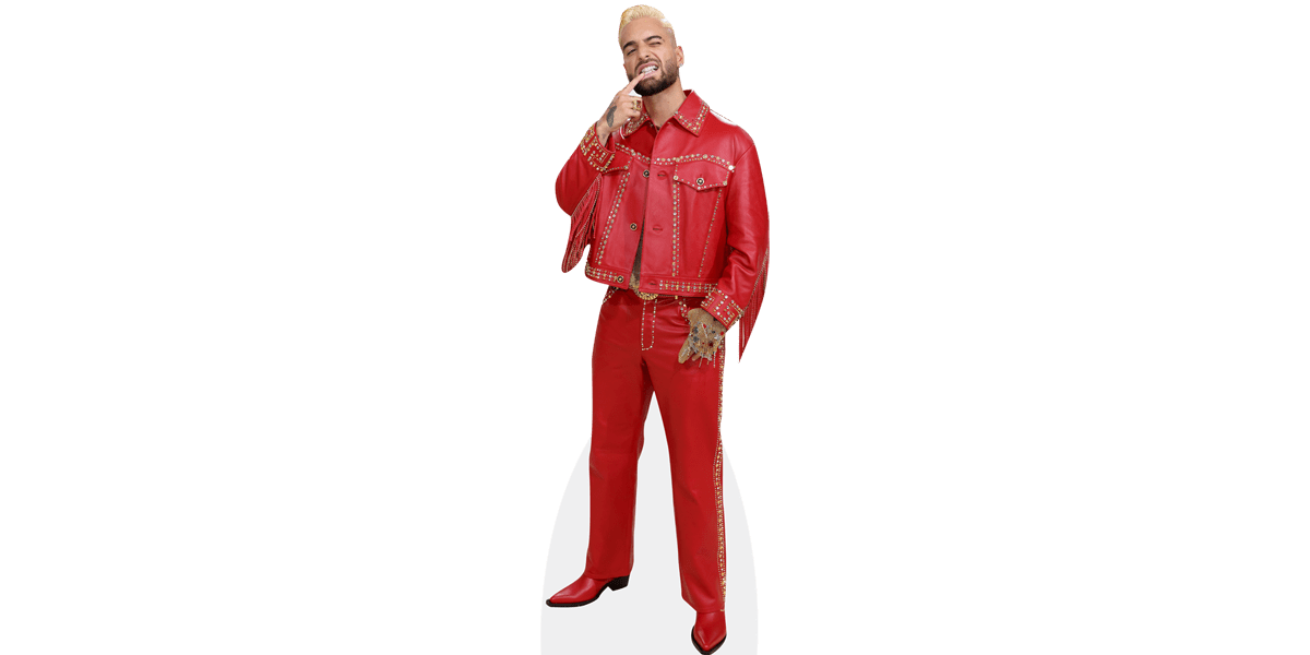 Maluma (Red Outfit) Cardboard Cutout