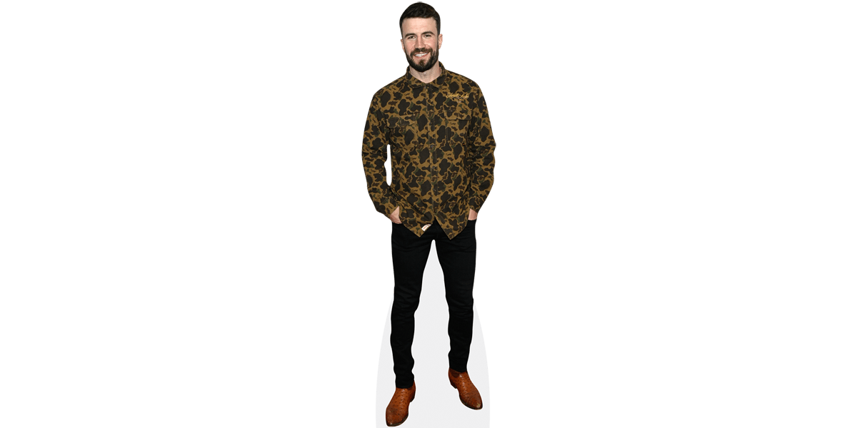 Sam Hunt (Shirt) Cardboard Cutout