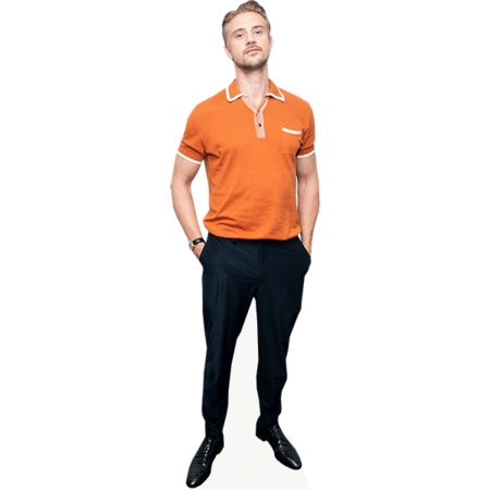 Boyd Holbrook (Orange Tshirt) Cardboard Cutout