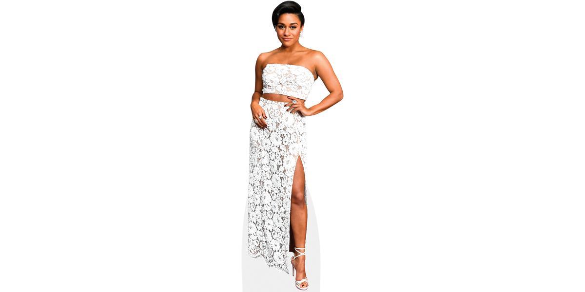 Ariana Debose (White Dress) Cardboard Cutout - Celebrity Cutouts