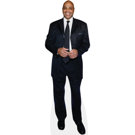 Charles Barkley (Black Suit) Cardboard Cutout