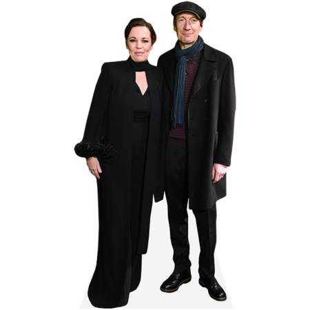 Olivia Colman And David Thewlis (Duo) Mini Celebrity Cutout