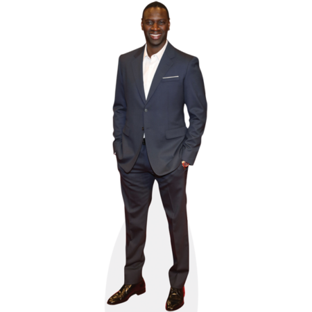 Omar Sy (Suit) Cardboard Cutout