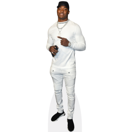 Amari Cooper (White Outfit) Cardboard Cutout