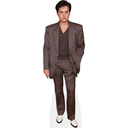 Cole Sprouse (Brown Suit) Cardboard Cutout