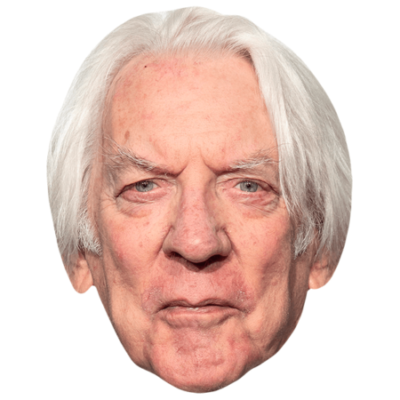 Donald Sutherland (White Hair) Celebrity Mask