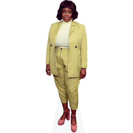 Lolly Adefope (Green Suit) Cardboard Cutout