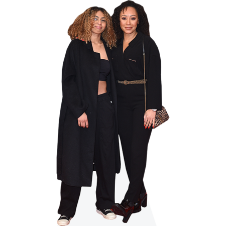 Phoenix Brown And Mel B (Duo) Mini Celebrity Cutout