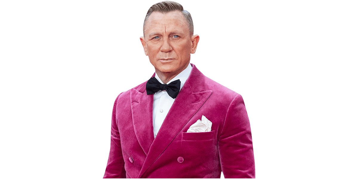 Daniel Craig (Pink Jacket) Half Body Buddy Cutout