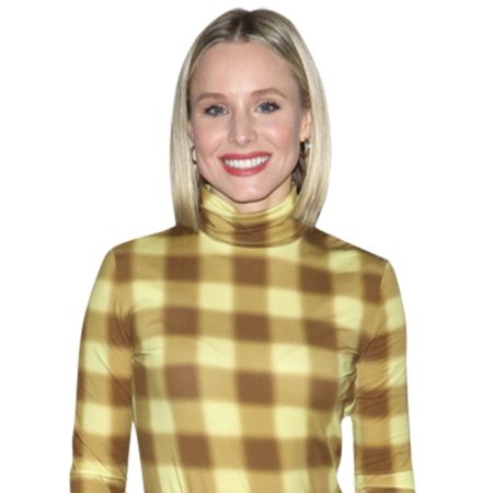 Kristen Bell (Yellow Outfit) Half Body Buddy Cutout