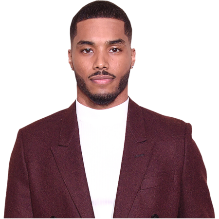 Rome Flynn (Burgundy Suit) Half Body Buddy Cutout