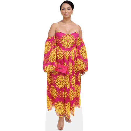 Versha Sharma (Colourful Dress) Cardboard Cutout