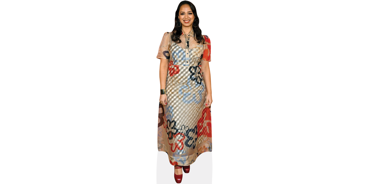 Versha Sharma (Long Dress) Cardboard Cutout