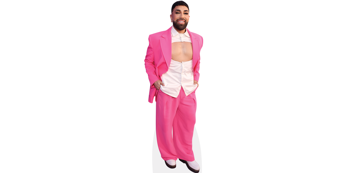 Angel Merino (Pink) Cardboard Cutout