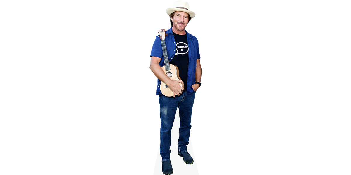 Eddie Vedder (Hat) Cardboard Cutout