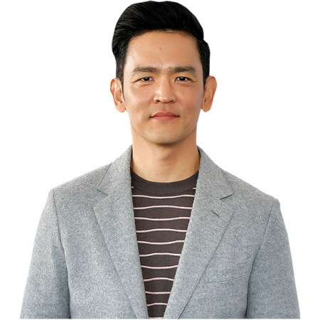 John Cho (Grey Suit) Half Body Buddy Cutout