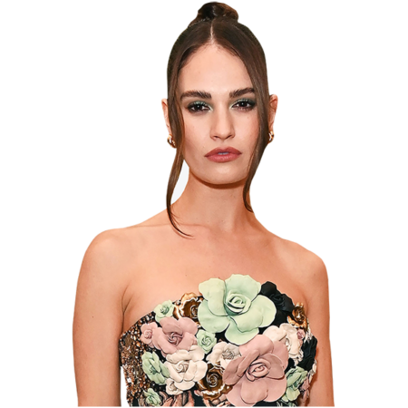 Lily James (Boots) Half Body Buddy Cutout