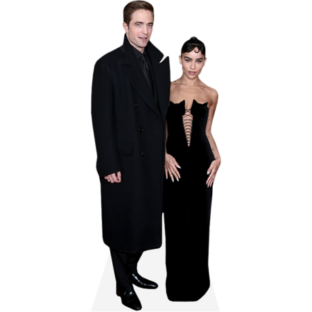 Robert Pattinson And Zoe Kravitz (Duo 2) Mini Celebrity Cutout