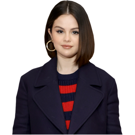 Selena Gomez (Coat) Half Body Buddy Cutout