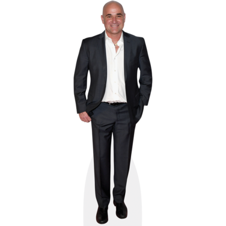 Andre Agassi (Suit) Half Body Buddy Cutout - Celebrity Cutouts